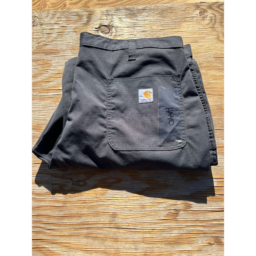 Carhartt Relaxed Fit Gray‎ Canvas Workwear Work Pants Mens 40x32 Casual utility